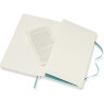 Блокнот MOLESKINE Classic Soft Pocket, без разметки, голубой QP613B35